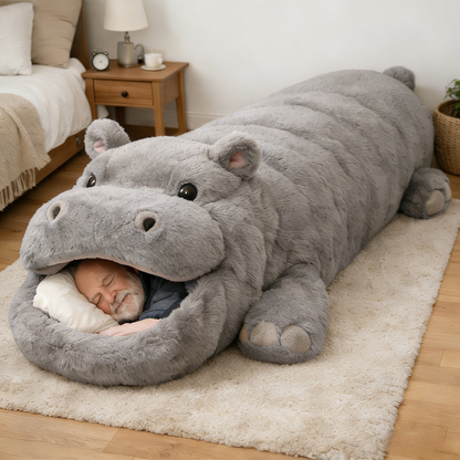 🔥Hot Sale 50% Off🌟 Fluffy Animal Sleeping Bag – Soft, Warm -Ready Cozy